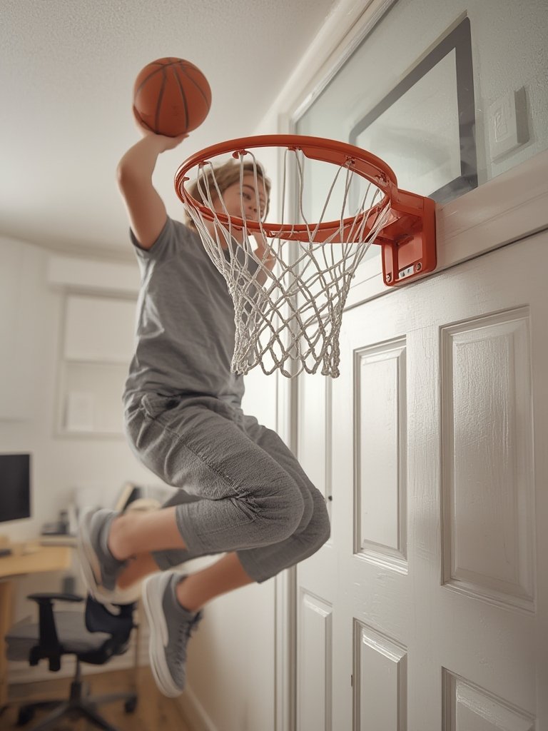 Mini Hoop: 7 Ultimate Steps For Amazing Home Basketball Fun 2 SKLZ Pro mini hoop in action