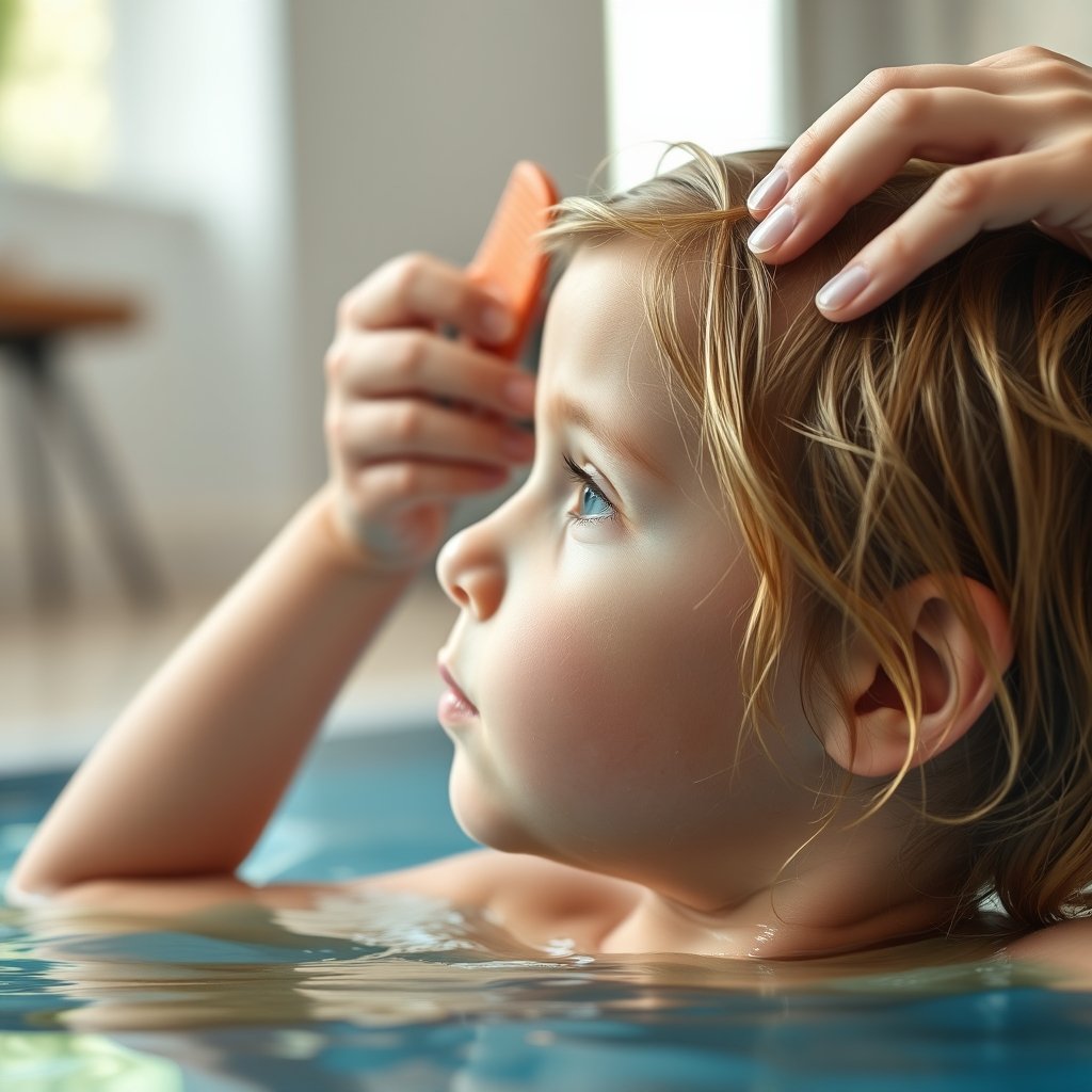 kids conditioner in action