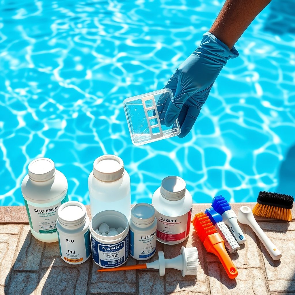 swimming pool supply store - Illustration 2