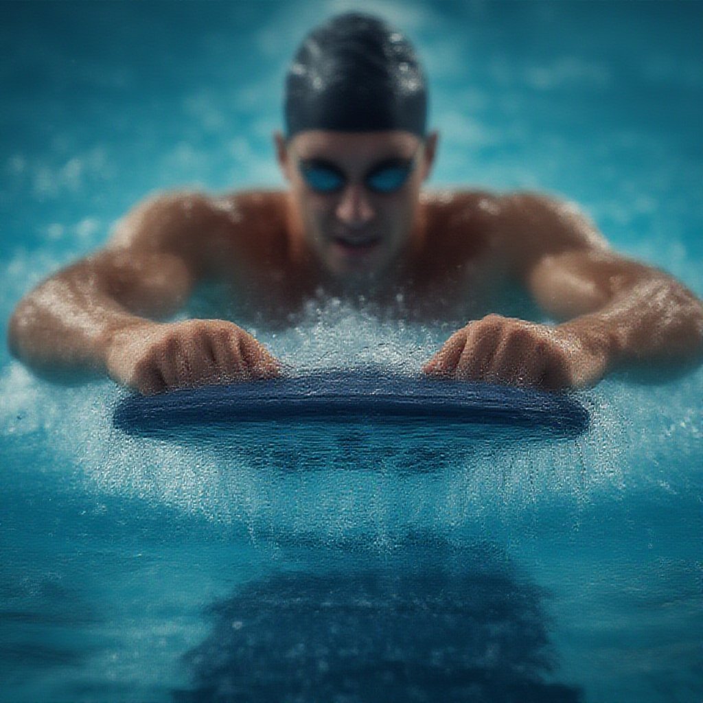 How to Use a Swim Kickboard to Actually Get Faster 2 Swim Kickboard in action