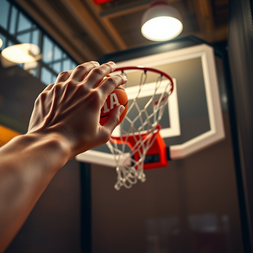 6 Steps to Getting the Most Out of Your Arcade Basketball Game at Home 2 arcade basketball in action