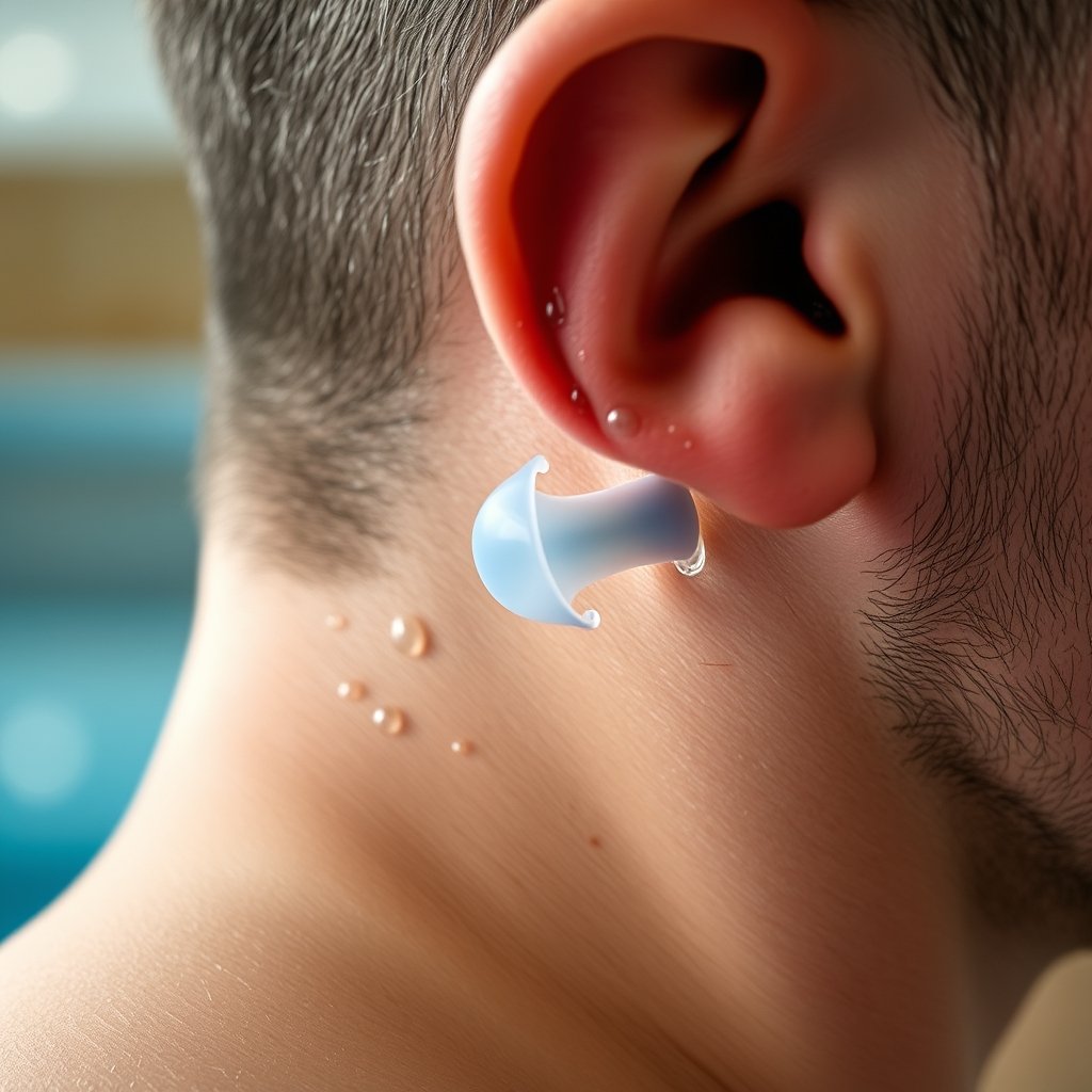 3 Swimming Earplug Mistakes That Are Causing the Discomfort You Keep Ignoring 2 swimming earplugs in action