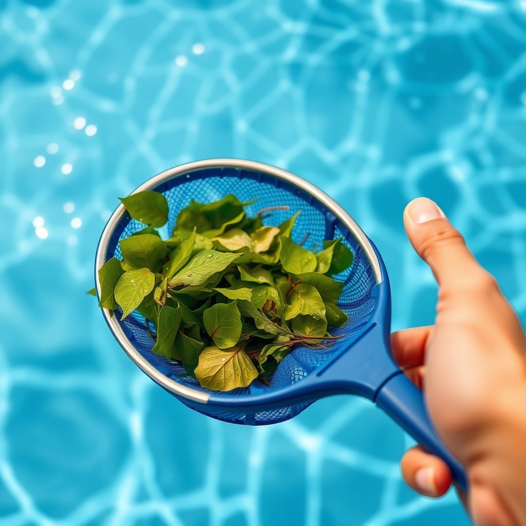 5 Pool Skimmer Secrets That Will Cut Your Cleaning Time in Half Starting Today 2 pool skimmer in action