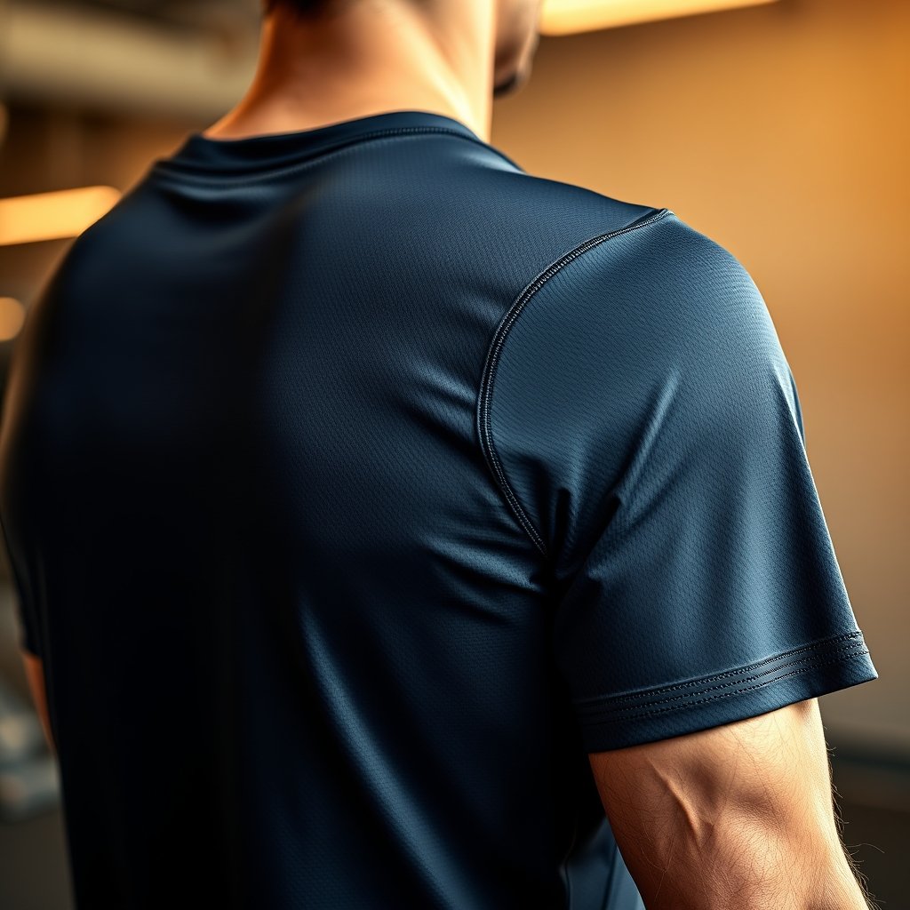 Nike shirt in action